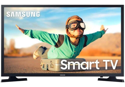 Imagem 1 de 10 de Smart Tv Led 32  Samsung 32t4300 Plataforma Tizen 2 Hdmi 1 U
