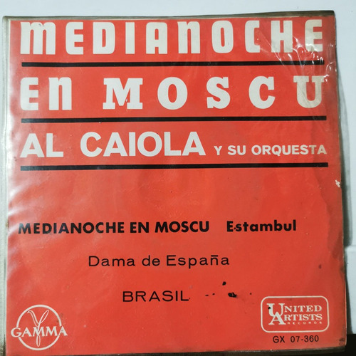 Disco 45 Rpm: Al Caiola- Media Noche Moscu