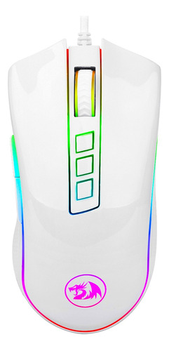 Mouse Gamer Redragon Cobra White M711-W Blanco DPI 100-10,000 RGB