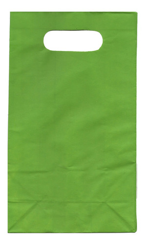 Imagen 7 de 9 de Bolsas Cotillon Unicolor De Papel X8 Decoracion Fiesta