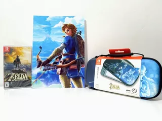The Legend Of Zelda Breath Of The Wild + Case + Poster