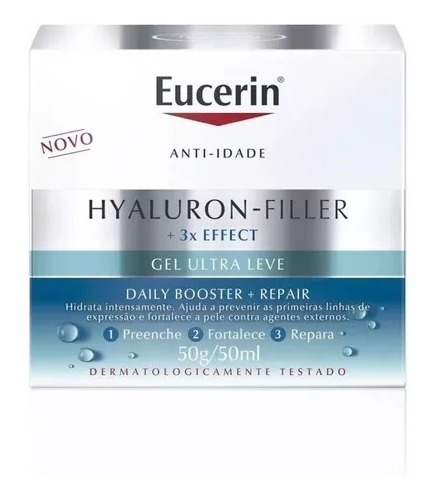 Eucerin Hyaluron Filler 3x Effect Gel Ultra Leve 50ml