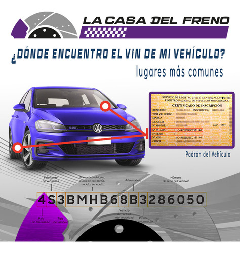 Par Disco Freno Del Ford Taurus V 3.5 2010 (c35pded-ph)
