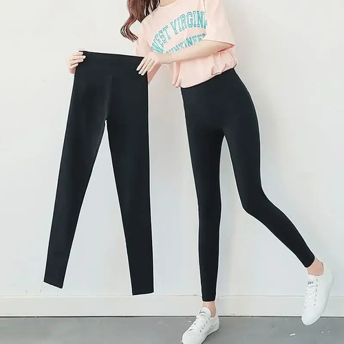 Leggins Con Bolsillo Para Mujer, Corte Ajustado, Cintura Elá