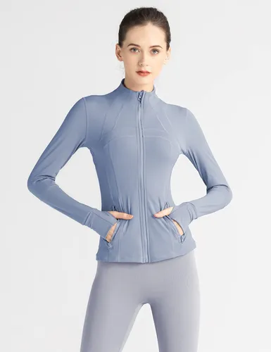 Chamarra Deportiva Para Mujer, Con Cierre Completo, Con