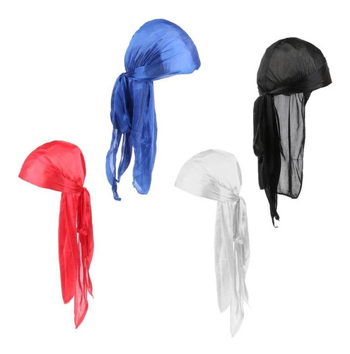 Durag Cap 4 Piezas Cap Anti-caída Bufanda Bandana