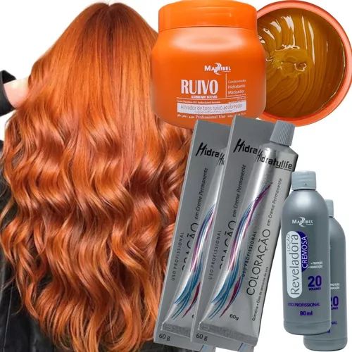 Kit Tinta Para Cabelo Ruivo Igora Royal 8.77 Louro Claro