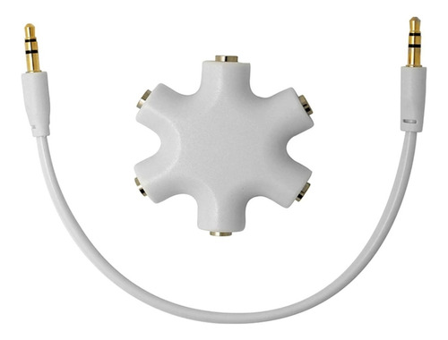 Adaptador Tipo Estrella Divisor De 1 A 5 Plug Auxiliar