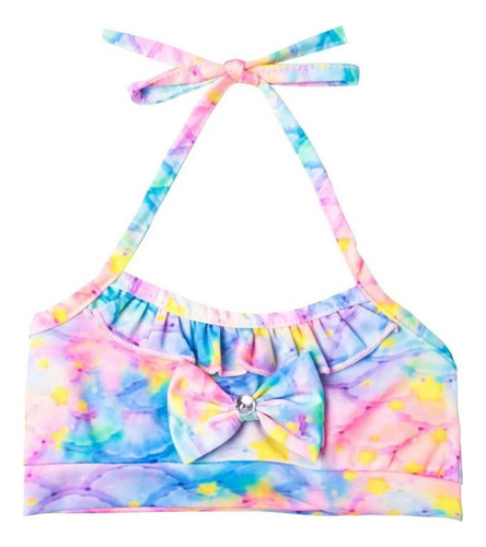 Conjunto De Traje De Baño De Niña De Cola De Sirena Y Bikini