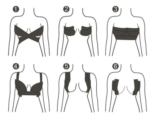Cinta Levanta Busto Adhesiva Invisible Push Up Body Tape