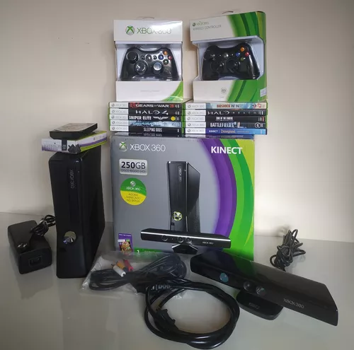 Xbox 360 Desbloqueado Usado, Console de Videogame Microsoft Xbox Usado  86189160