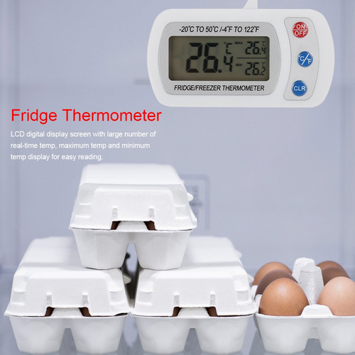 Termómetro Digital Para Refrigerador Con Pantalla Lcd