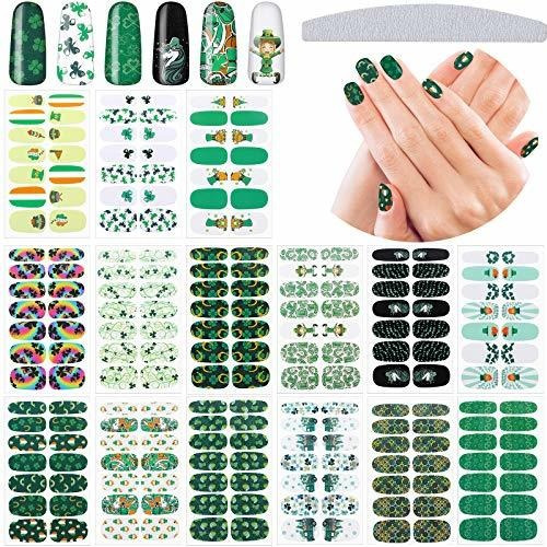 Etiquetas Y Calcomanías - 15 Sheets St. Patrick's Day Nail P