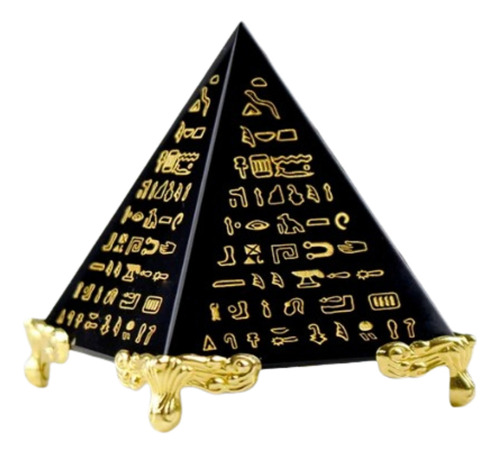 Pirâmide Orgonite Obsidiana Fegshui De Cura Chacras Energia