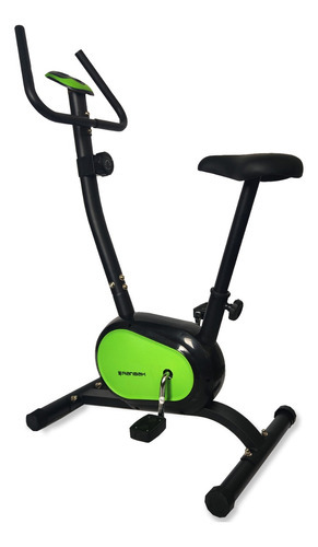 Bicicleta Fija Vert. Magnética Ranbak 407 Display+disco 2kg Color Gris Y Verde