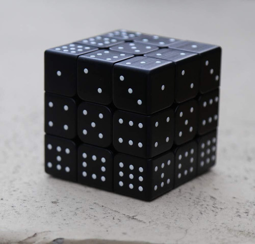 3x3x3 Speed Cube 3d Sudoku Braille Magic Cube Puzzle