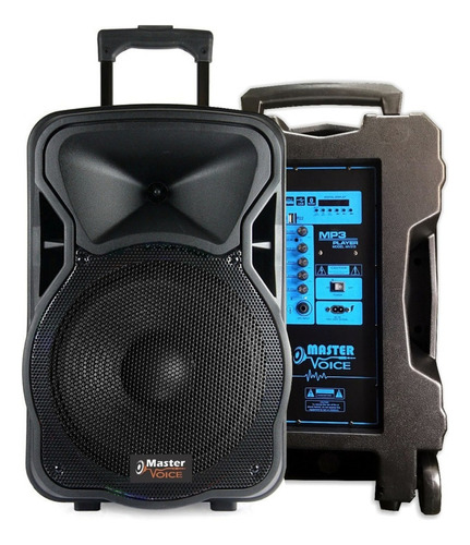 Alto-falante Master Voice MV315 portátil com bluetooth 110V/220V 