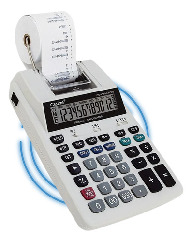 Calculadora De Mesa Com Bobina 12 Digitos Impressão Bivolt