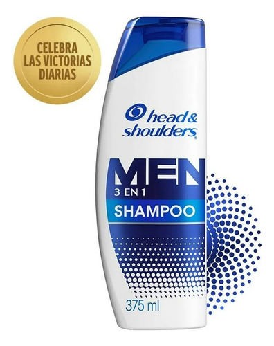 3 Pza Shampoo Head & Shoulders Men 3 En 1 Control Caspa 375