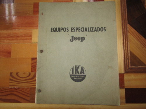 Equipos Especializados ''jeep''. 2134