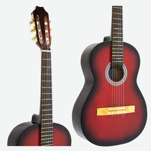 Guitarra Criolla Ramallo Roja Proto5-1ro Niño