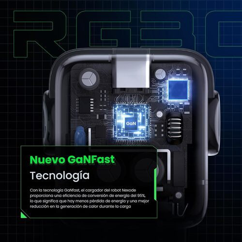Cargador Robot 65w Nexode Gan
