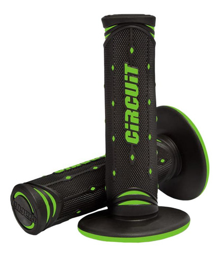 Puños Universales Jupiter Racing Negro/verde Circuit