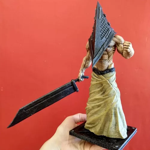 Pyramid Head Silent Hill Action Figure Impressão 3D