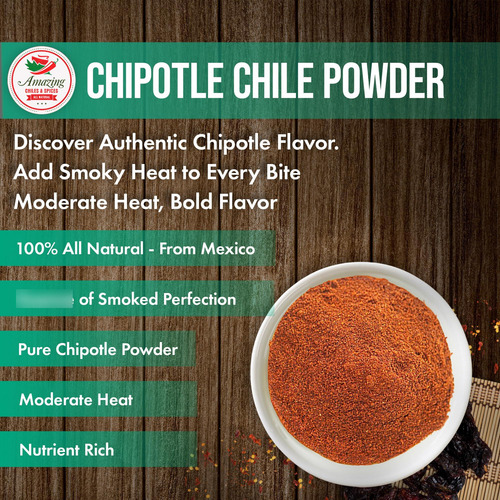 Condimento Chipotle En Polvo 450 Gramos Sabor Dulce Ahumado