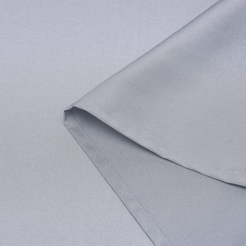 Mantel Rectangular Gris Oscuro De Poliéster Lavable Paquete