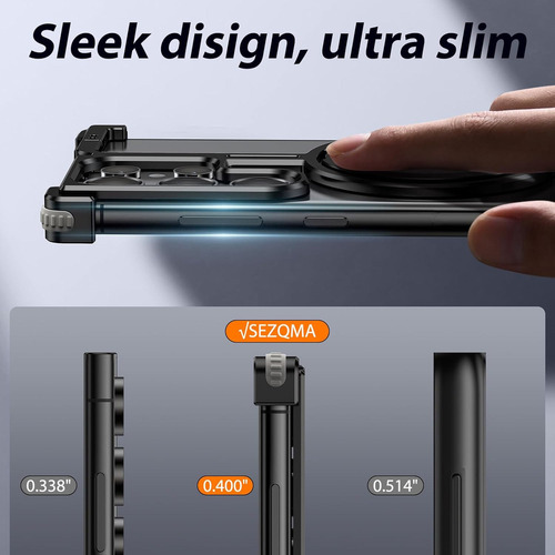 B Funda Metal Con Soporte For Samsung Galaxy S24/s23 Ultra