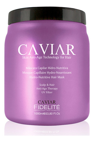 Fidelite Caviar Mascara Baño Crema Hidro Nutritiva 1000 Ml