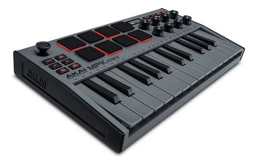 Akai Professional Mpk Mini Mk3 Gris - Controlador Midi