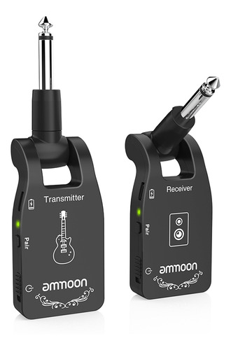 Sistema Inalámbrico Ammoon 2.4g Para Guitarra, 6 Canales