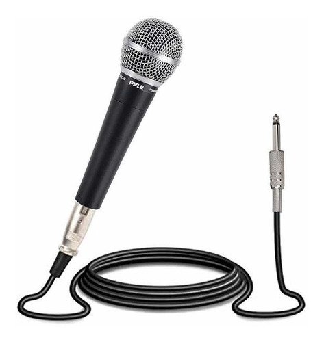 Pyle-pro Incluye Cable Xlr De 15 Pies A Conexión De Audio, X Color Negro