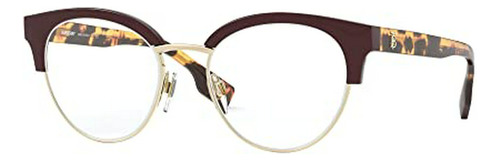 Montura De Gafas Burberry Be2316-3869 En Tonos Birch Y Burde