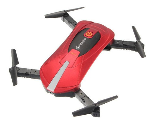 Drone Eachine E52 com câmera SD vermelho e preto 1 bateria