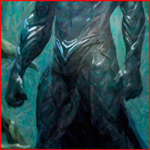 Poster Ai Black Panther Artístico - 120x60cm