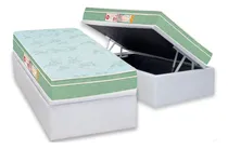 Comprar Cama Box Baú Solteiro: Colchão Espuma Castor D33 Sleep Max 