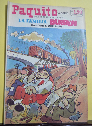 Comic No. 17227 De Paquito Presenta La Familia Burrón (1975)