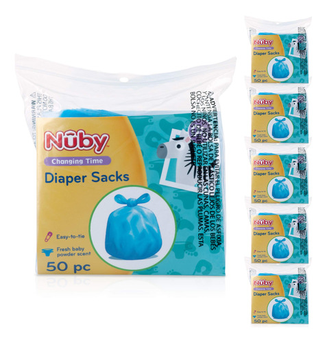 Nuby Bolsas Desechables Del Paal, Aroma De Polvo De Beb Fres