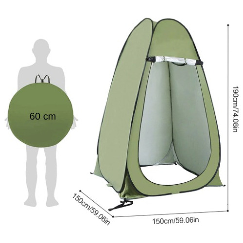 Carpa 1 Persona Carpa Baño Camping Vestidor Portátil