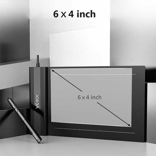 Veikk S640 - Tableta De Dibujo Digital (6 X 4 Pulgadas)