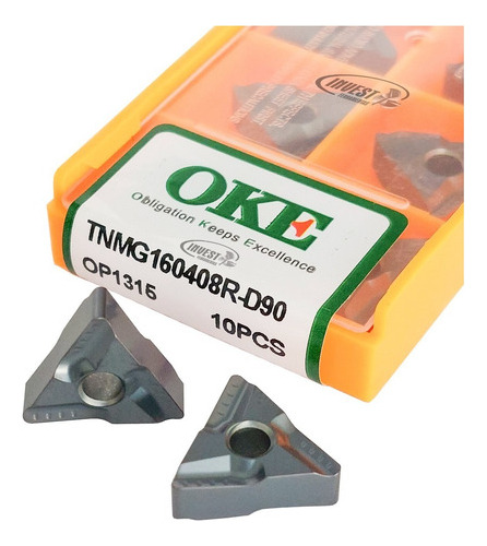 Inserto Pastilha Tnmg 160408 R Zc Op1315 - Oke - Metal Duro