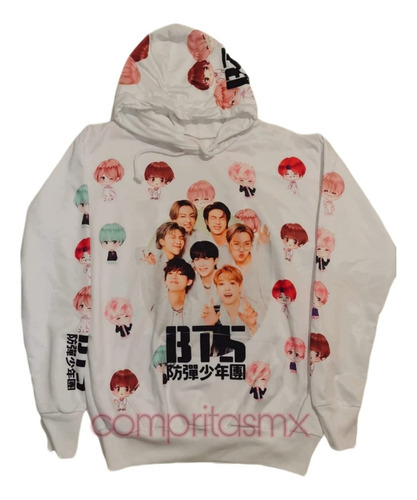 Chamarra Sudadera Mujer Bts Coreano Grupo K Pop