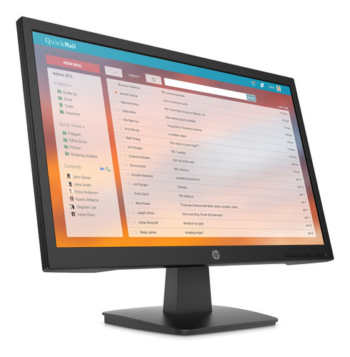 Imagen 3 de 5 de Monitor HP P P22v G4 led 21.5" negro 100V/240V