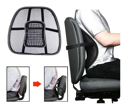 Soporte Respaldo Lumbar Ergonómico Evita Dolores Auto Sillao