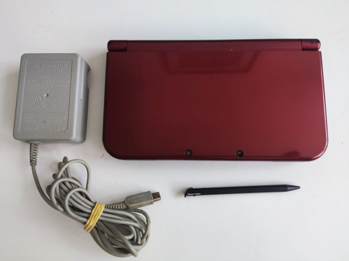Nintendo New 3ds Xl Standard Rojo Metálico +memoria+cargador