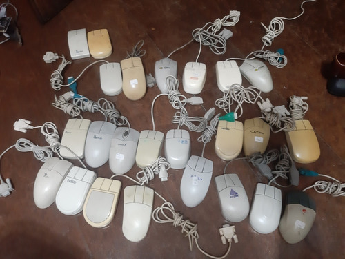 Lote De Antigos Mouses Serial Genius Clone Troni