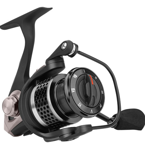 Carrete De Pesca Truscend Black Hawk 2 A5000 Ambidiestro 